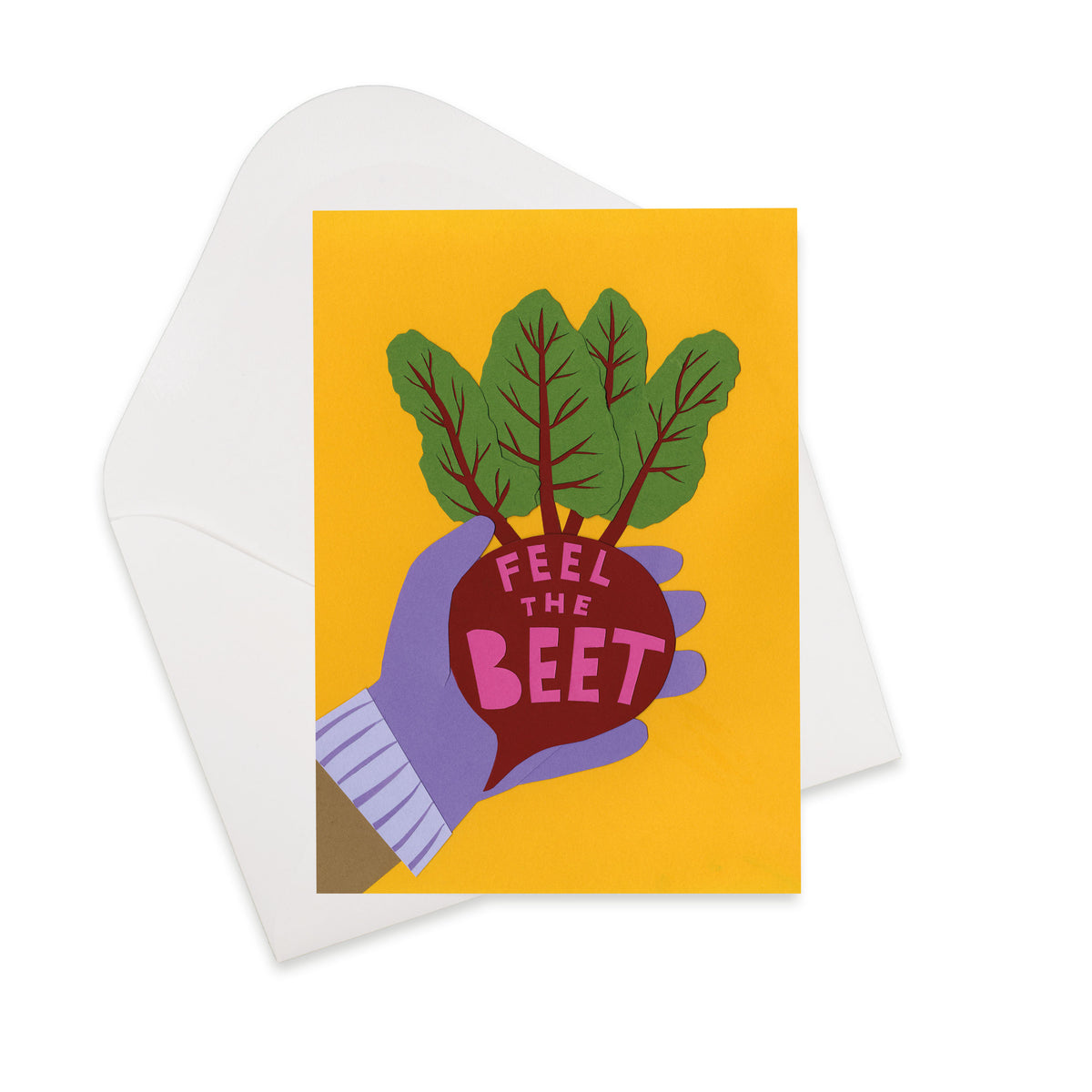 Feel the Beet Greeting Card