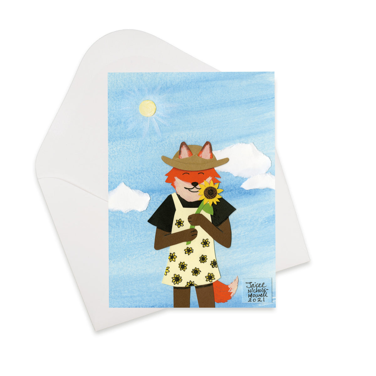 Golden Feelings II Greeting Card