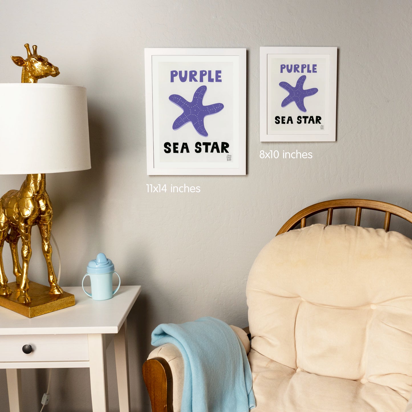 Colorful Critters: Purple Sea Star