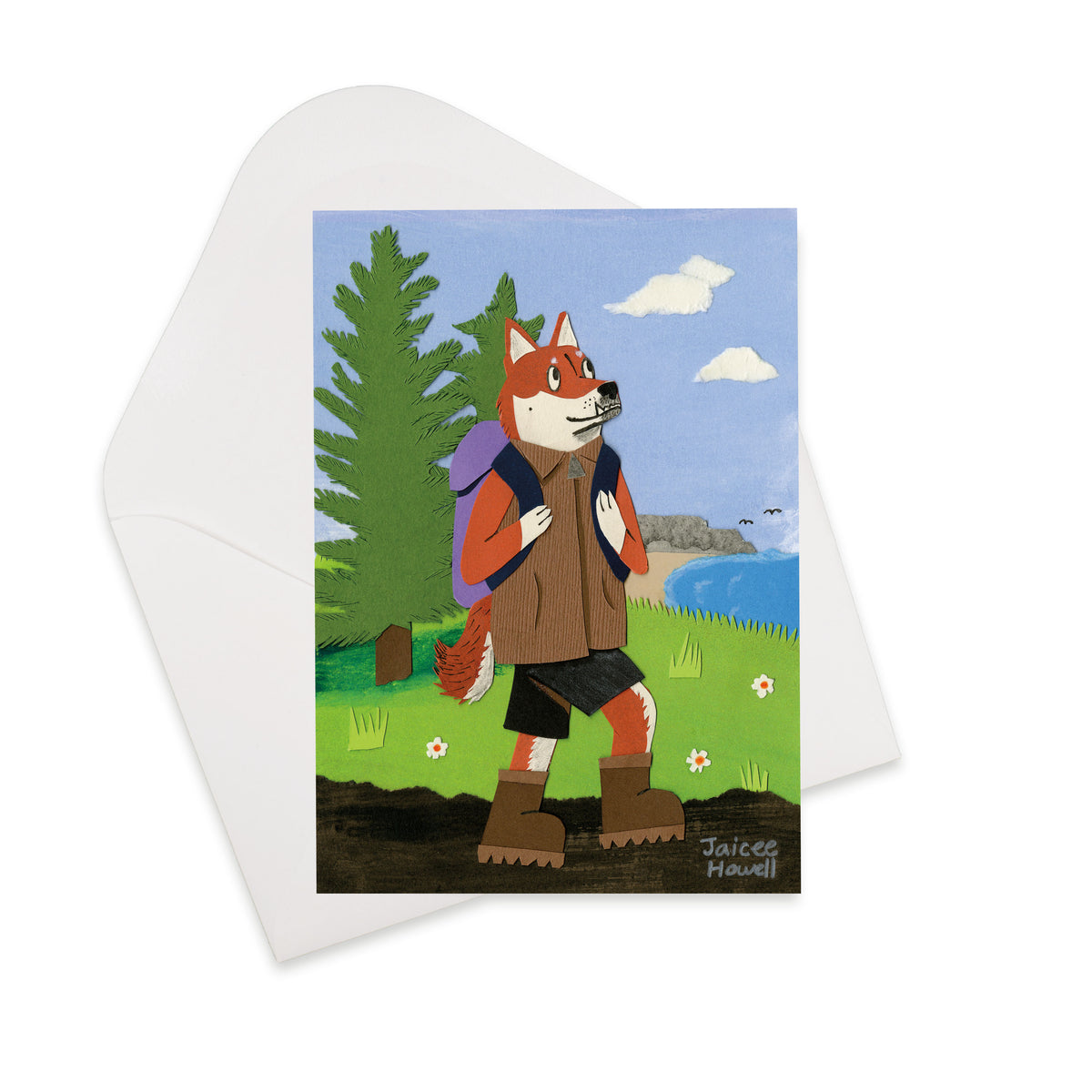 Adventure Pooch Greeting Card