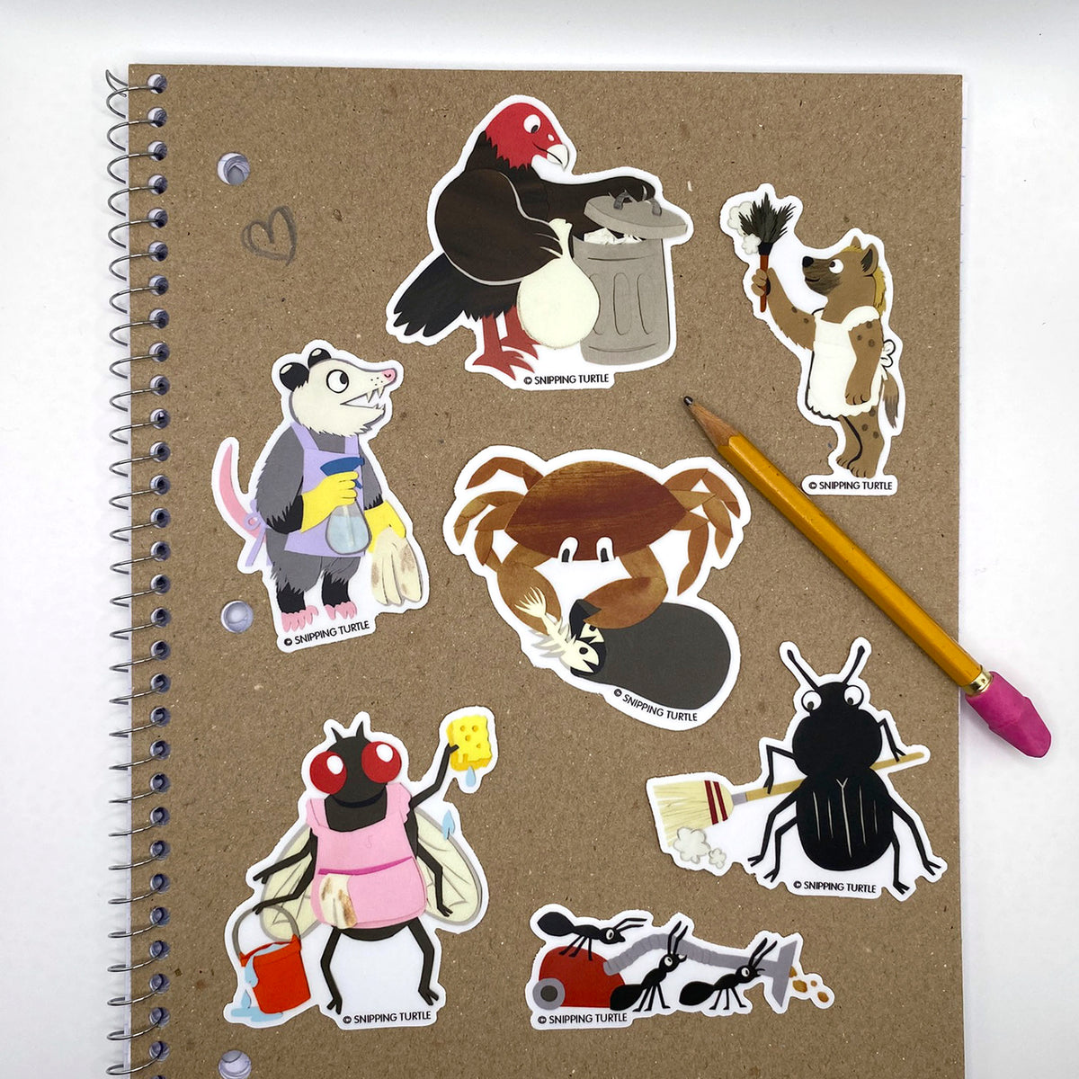 Nature’s Clean-Up Crew Sticker Pack
