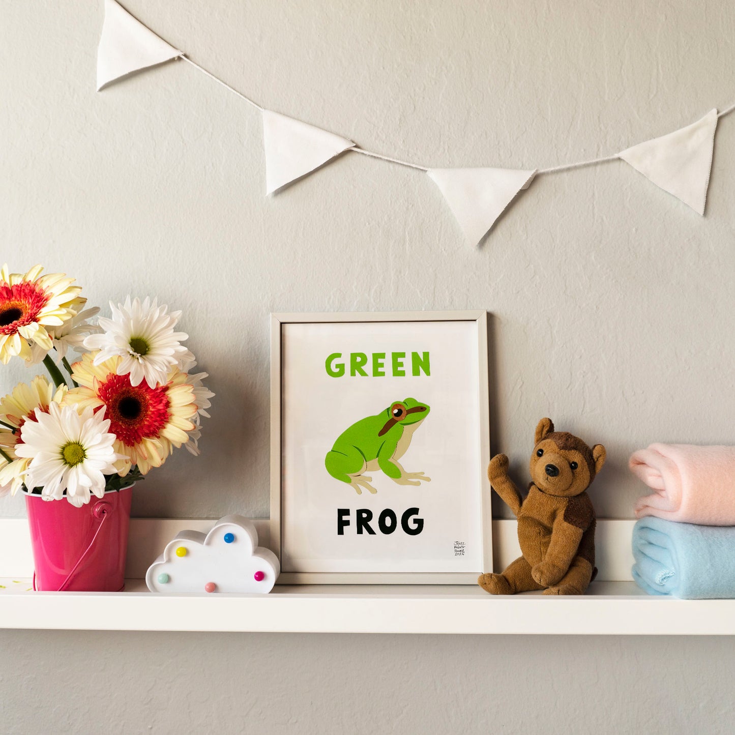 Colorful Critters: Green Frog