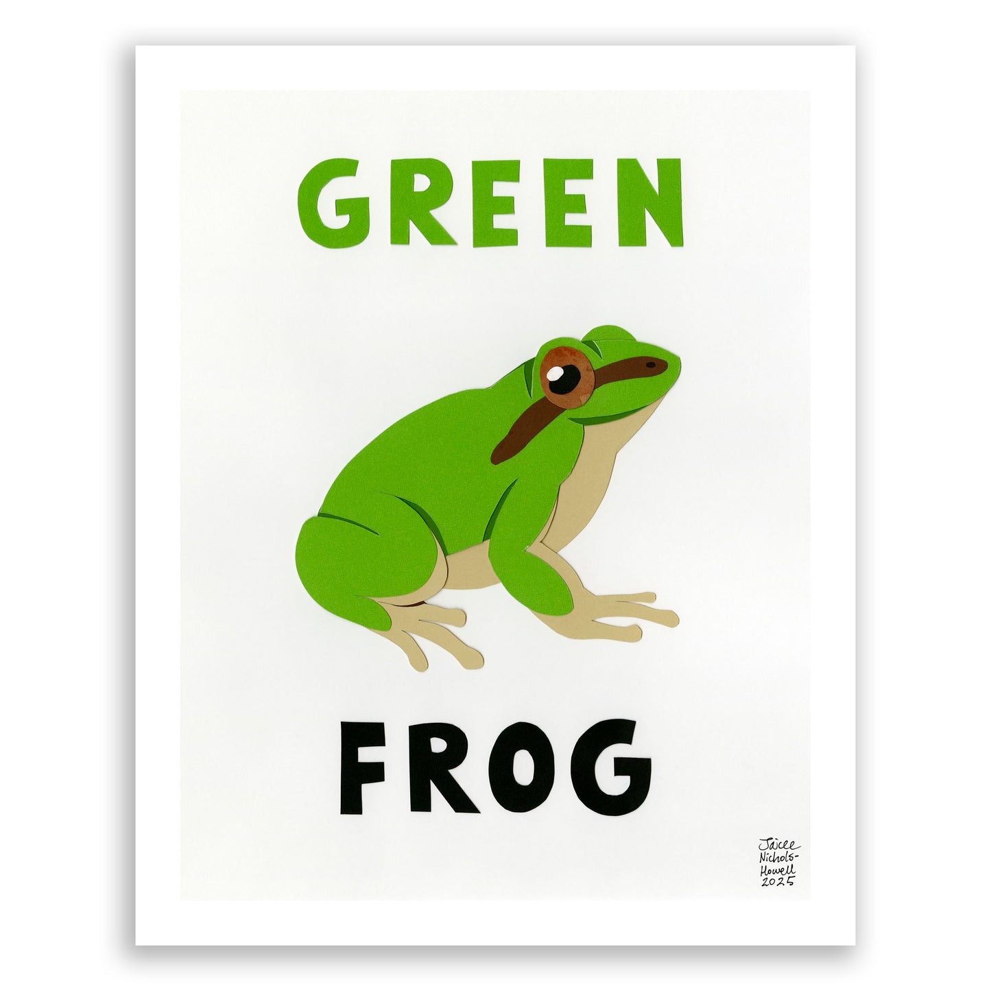 Colorful Critters: Green Frog