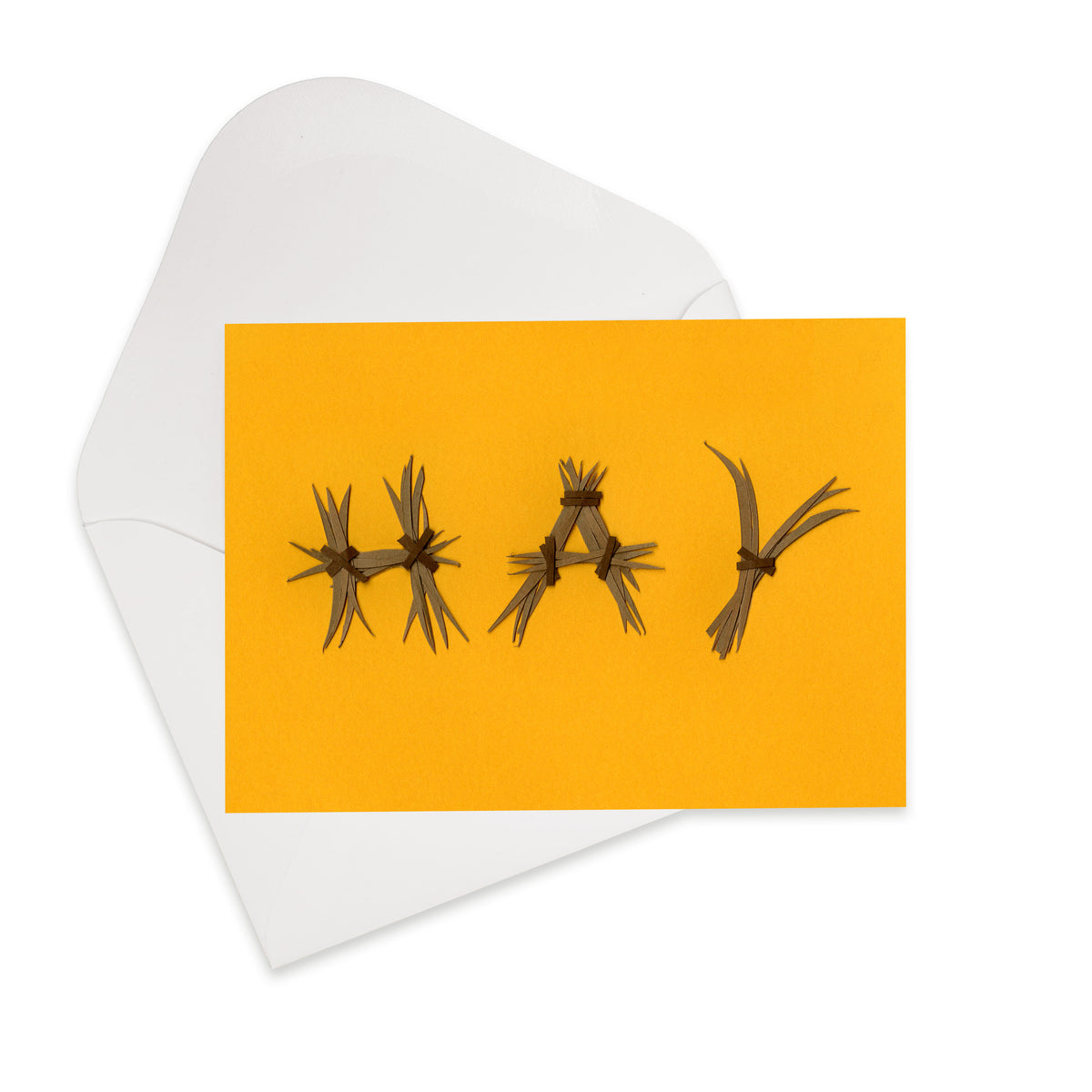 Hay Greeting Card