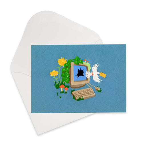 A Letter Is Better Greeting Card