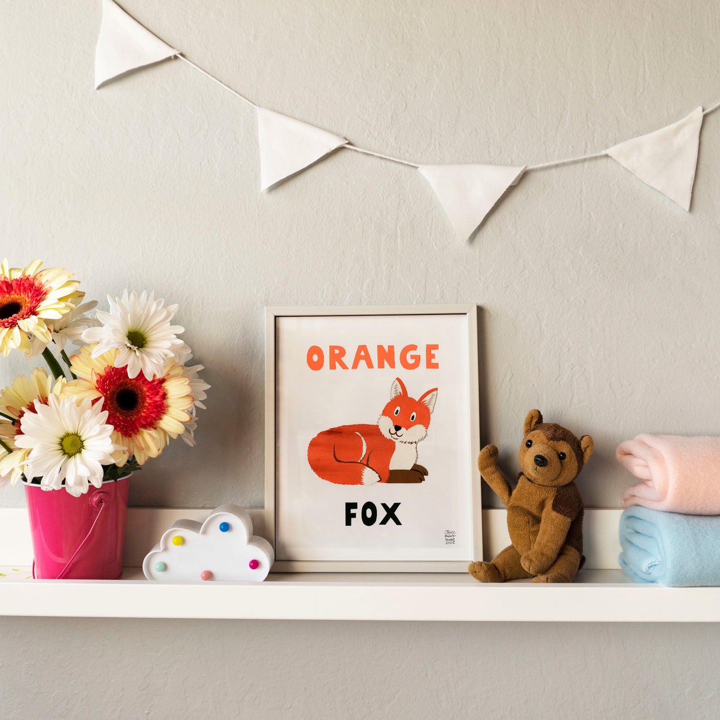 Colorful Critters: Orange Fox