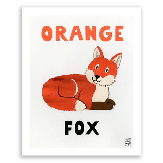 Colorful Critters: Orange Fox