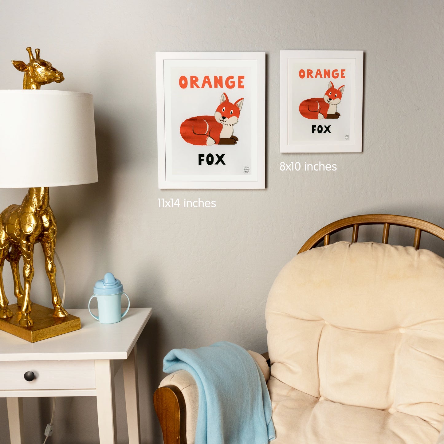 Colorful Critters: Orange Fox