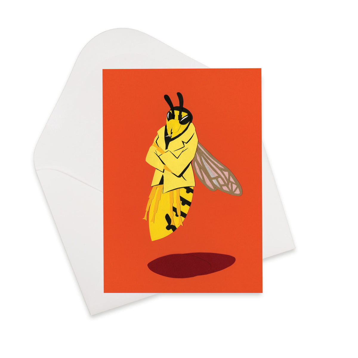 Yellow Jacket Greeting Card
